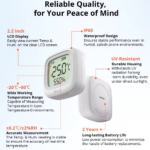 SONOFF SNZB-02WD: wodoodporny czujnik temperatury i wilgotności Zigbee (IP65) do domu, łazienki i szklarni